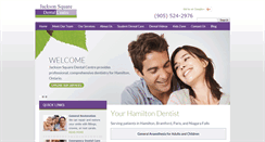 Desktop Screenshot of jacksonsquaredental.ca